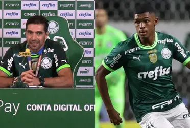 Aos 17 anos, Luis Guilherme ganha minutos no Palmeiras e é elogiado por Abel 