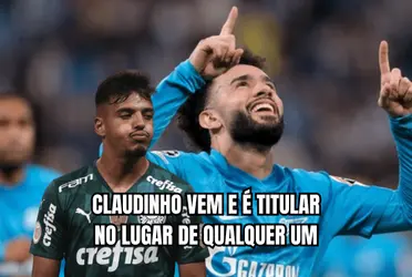 Claudinho é antigo interesse do Palmeiras