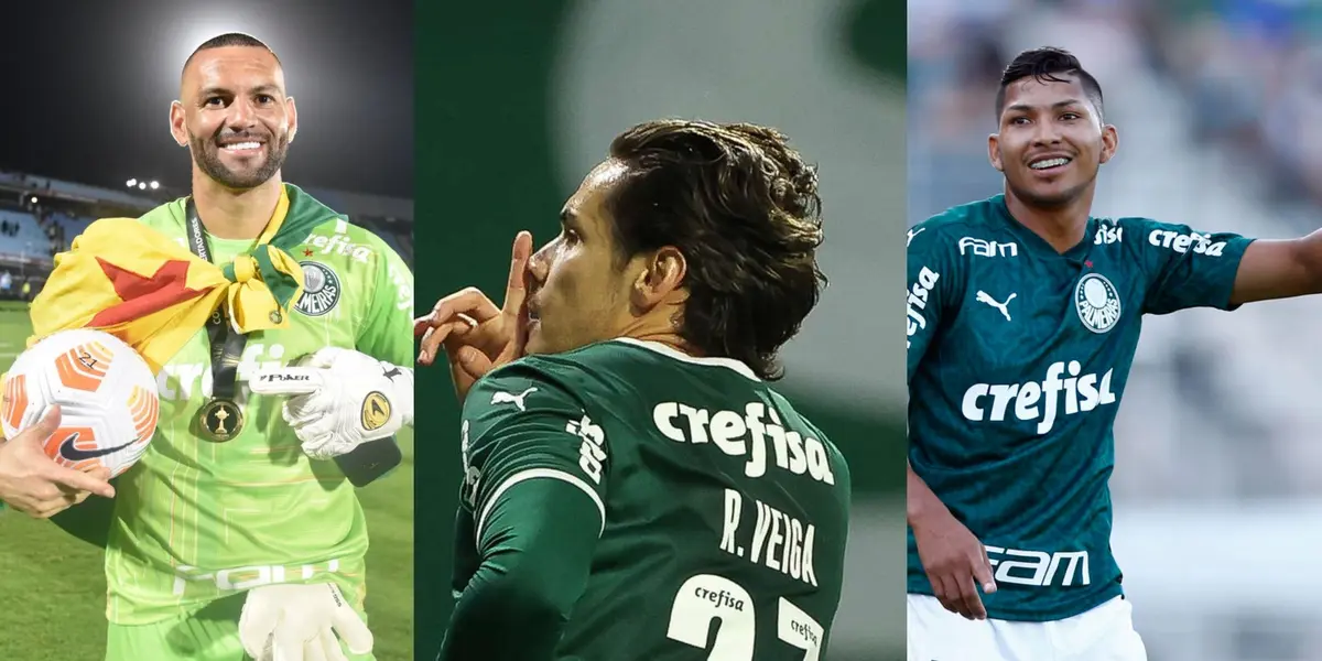 Com três convocados para a Seleção Brasileira, o Palmeiras coloca dois nos titulares 