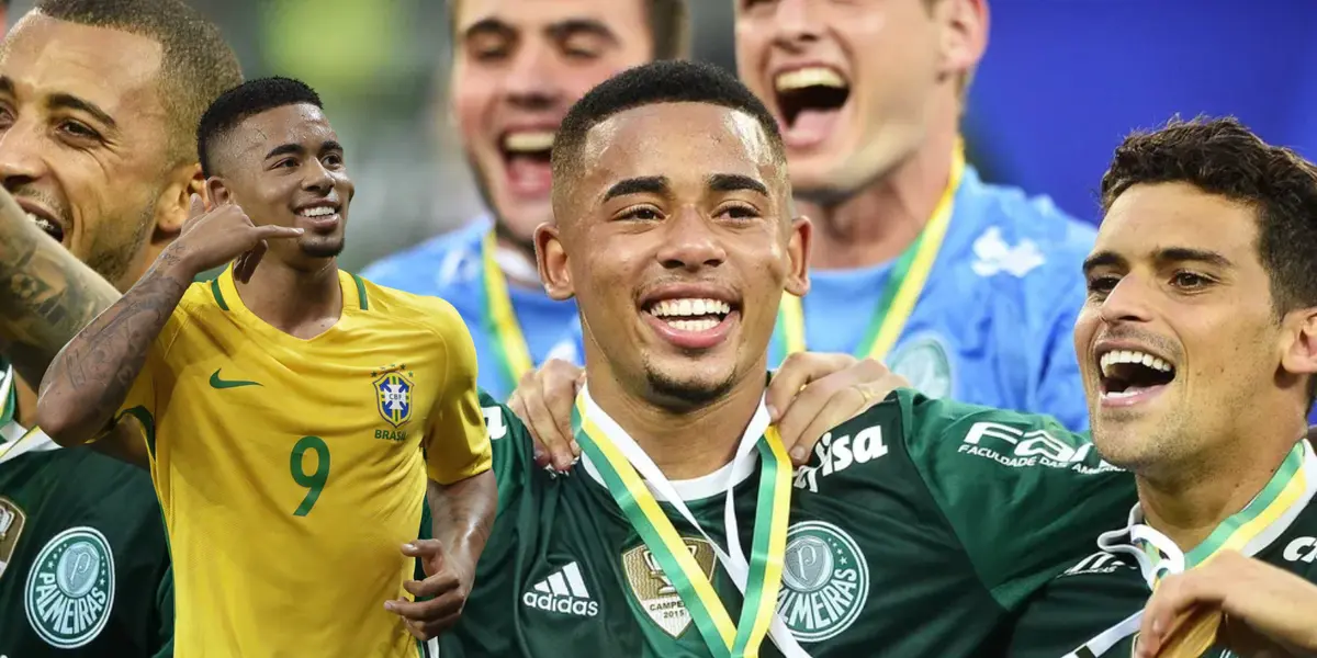 Gabriel Jesus revela sonho que ainda tem com o Palmeiras