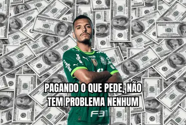 O Palmeiras pode lucrar uma quantia milionária se Gabriel Menino fosse vendido