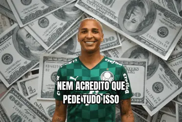 O salário que está sendo especulado para o ex-atacante do Palmeiras