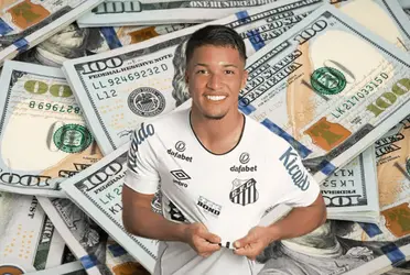 Para vender Marcos Leonardo, o Palmeiras teria que pagar uma quantia milionária
