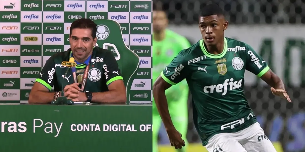 Aos 17 anos, Luis Guilherme ganha minutos no Palmeiras e é elogiado por Abel 