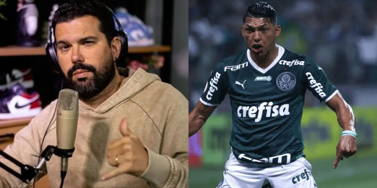 Bruno Formiga da TNT Sports usou seu twitter para dizer que Rony foi o destaque do Verdão 