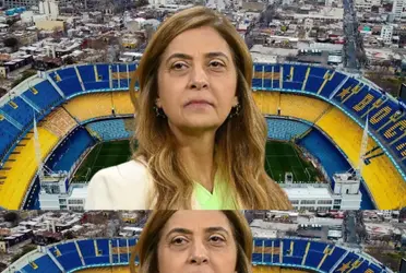 Clube vai jogar a semifinal, mas a presidenta arrumou um jeito de ser a protagonista