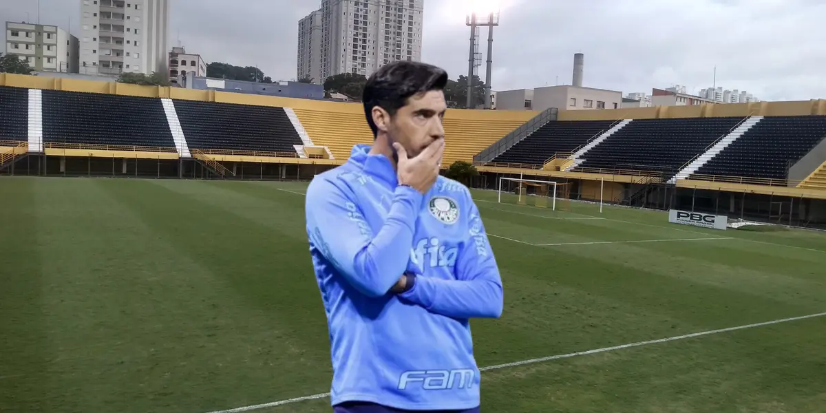 Com problemas no estádio 1º de Maio, o jogo do Palmeiras foi parado