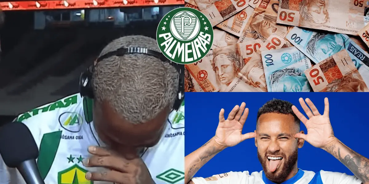 Deyverson chorou ao vivo após relato de Mattos, com quem trabalhou junto na época do Palmeiras.