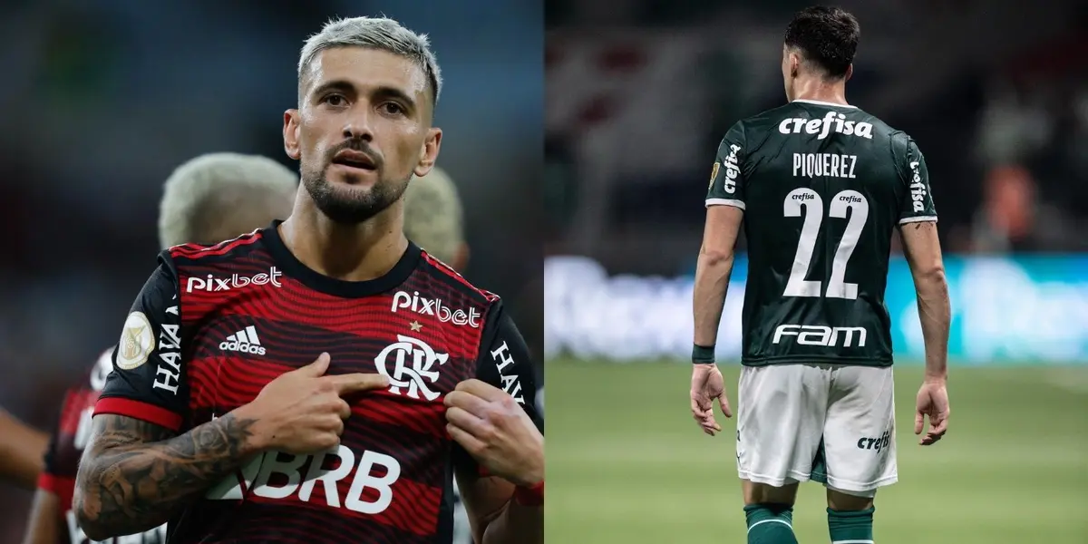 Dois jogadores estrangeiros, um no Palmeiras e outro no Flamengo