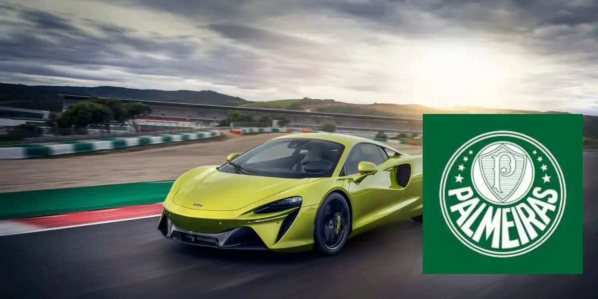 Empresário compra McLaren de R$ 3 milhões e "estampa" escudo do Palmeiras no capô 