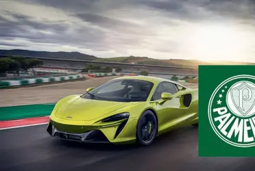 Empresário compra McLaren de R$ 3 milhões e "estampa" escudo do Palmeiras no capô 