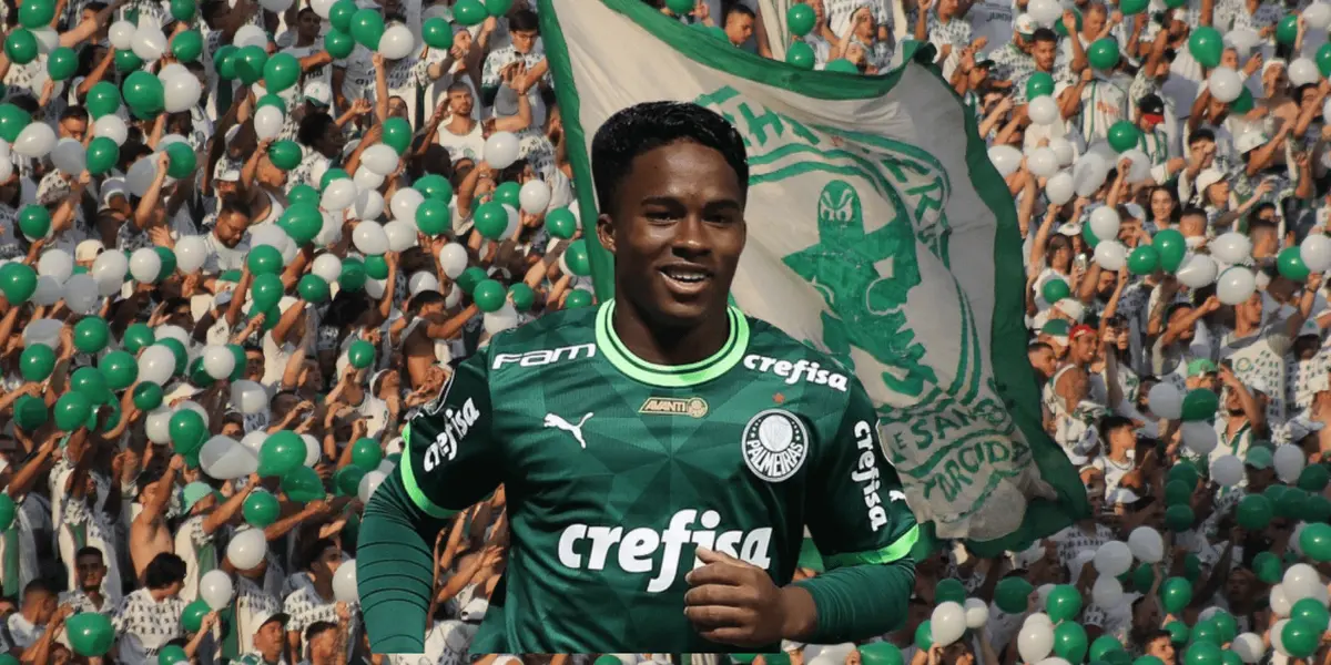 Endrick tem um dos salários mais baixos no Palmeiras