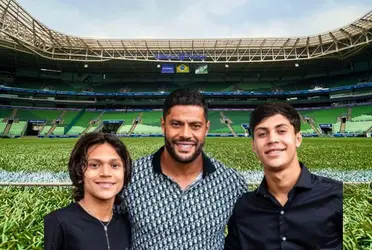 Filho de Hulk, Ian Souza, é observado pelo sub-15 do Palmeiras