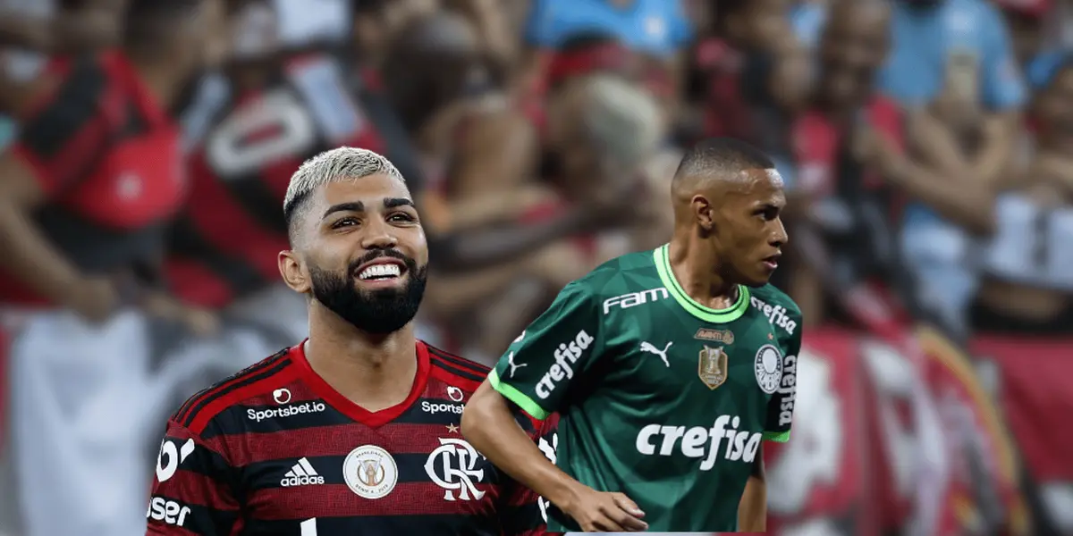 Jogador do Flamengo recebe um dos maiores do Brasil, contrastando com a joia do Palmeiras.