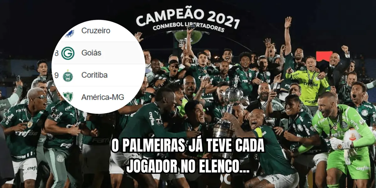 Jogador saiu das categorias de base do Palmeiras, mas não se firmou no time