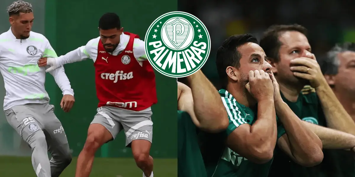 Jogadores não estavam rendendo o esperado no Palmeiras.