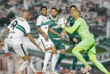 Lance aconteceu na partida Palmeiras x Coritiba e virou assunto entre os torcedores