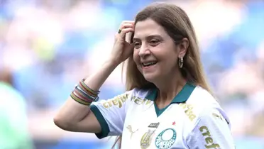 Leila Pereira, presidente do Palmeiras