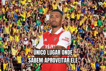 No Brasil sofre críticas, mas é assim que os ingleses reagem a Gabriel Jesus