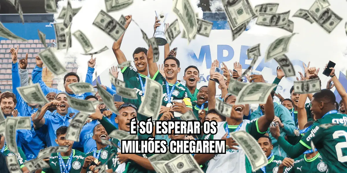 O garoto faz parte da geração de R$ 1 bilhão do Palmeiras