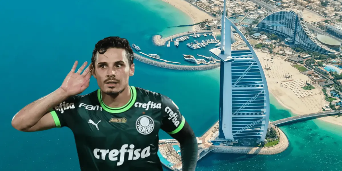 Raphael Veiga está aproveitando as suas férias em Dubai