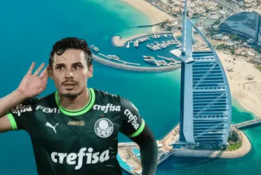 Raphael Veiga está aproveitando as suas férias em Dubai