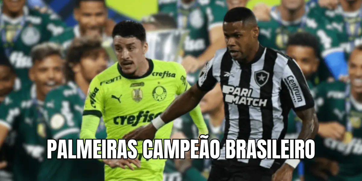 Verdão está na vice-liderança há apenas 3 pontos do Botafogo