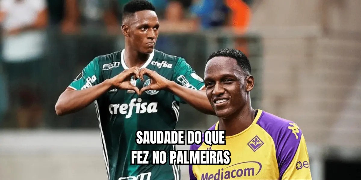 Yerry Mina ficou dois anos no Palmeiras, sendo um dos destaques da equipe